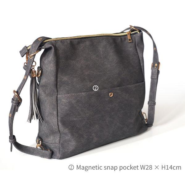 3way リュック ショルダーバッグ レディース 3wayバッグ バックパック 斜めがけ 肩掛け バッグ 軽量 大人 大容量 A4 大きめ | ブランド登録なし | 13