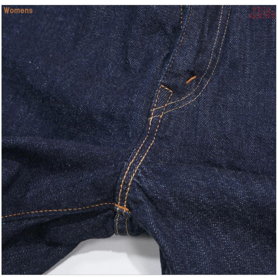 フルカウント FULLCOUNT 0107SS レディース 13.7oz ワイドストレートデニム Monroe Super Smoothの画像