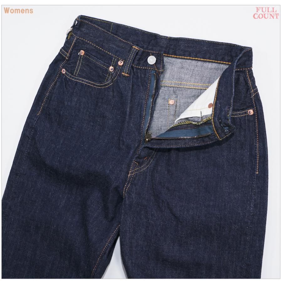 フルカウント FULLCOUNT 0107SS レディース 13.7oz ワイドストレートデニム Monroe Super Smoothの画像