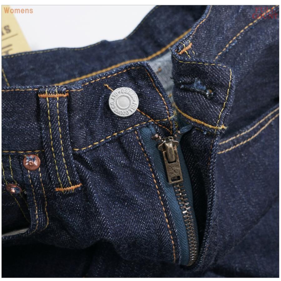 フルカウント FULLCOUNT 0107SS レディース 13.7oz ワイドストレートデニム Monroe Super Smoothの画像