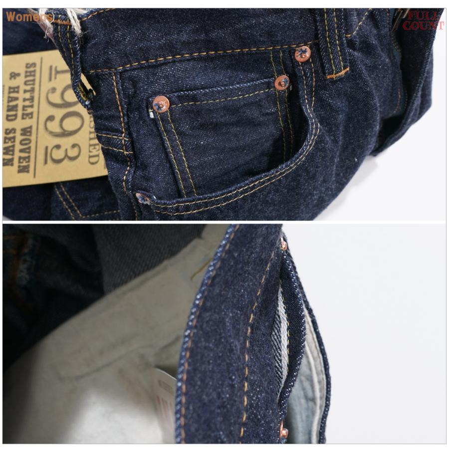 フルカウント FULLCOUNT 0107SS レディース 13.7oz ワイドストレートデニム Monroe Super Smoothの画像