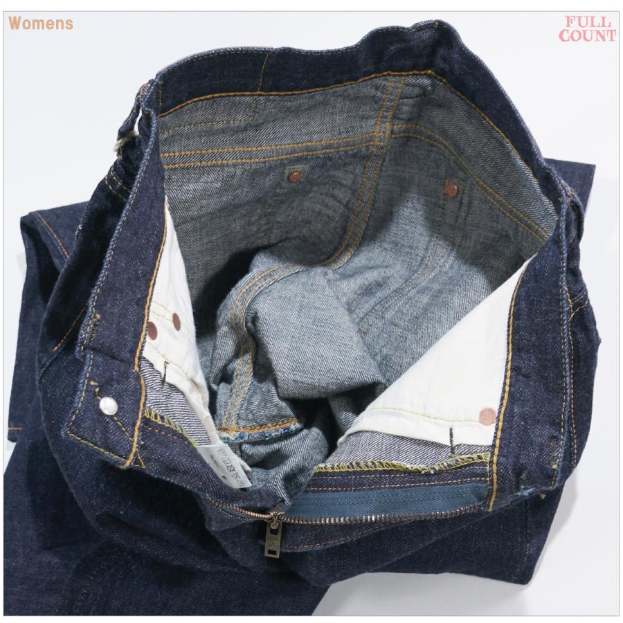 フルカウント FULLCOUNT 0107SS レディース 13.7oz ワイドストレートデニム Monroe Super Smoothの画像