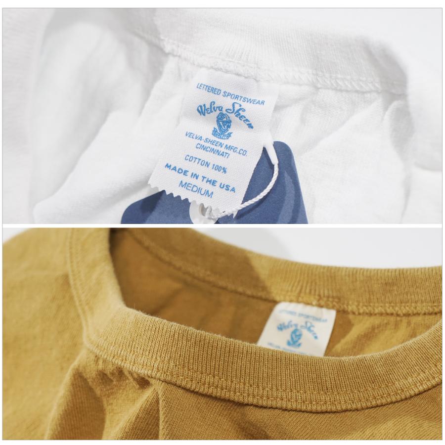 Velva Sheen（ベルバシーン） アメリカ製 長袖クルーネック Tシャツ