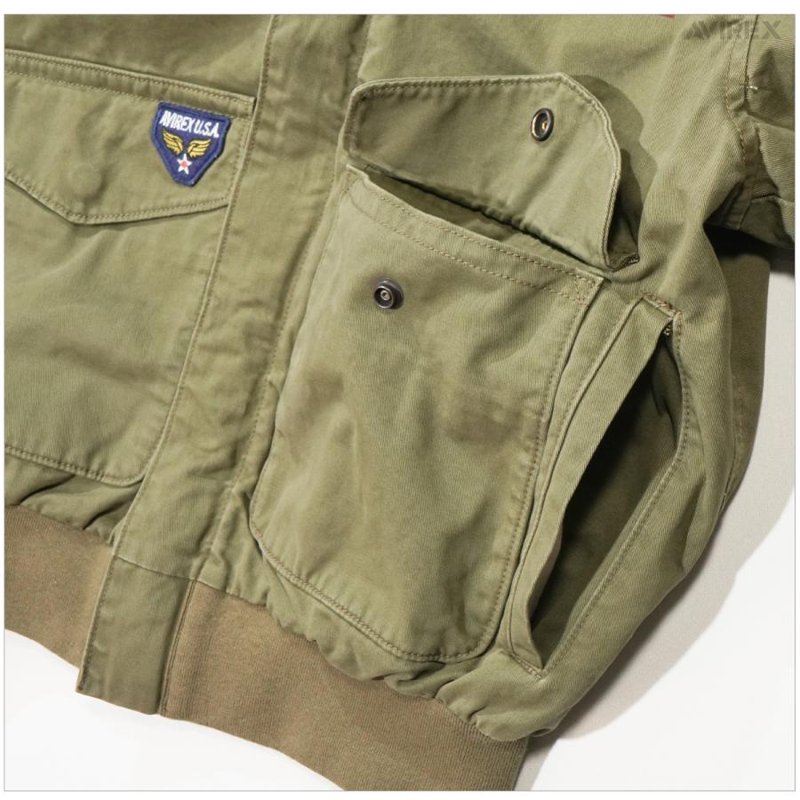 アビレックス AVIREX × PEANUTS 783-5252043 コットン A-2 ジャケットの画像