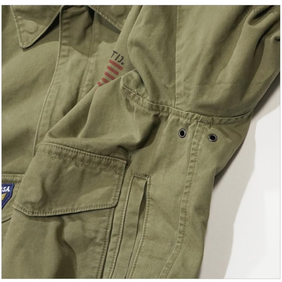 アビレックス AVIREX × PEANUTS 783-5252043 コットン A-2 ジャケットの画像
