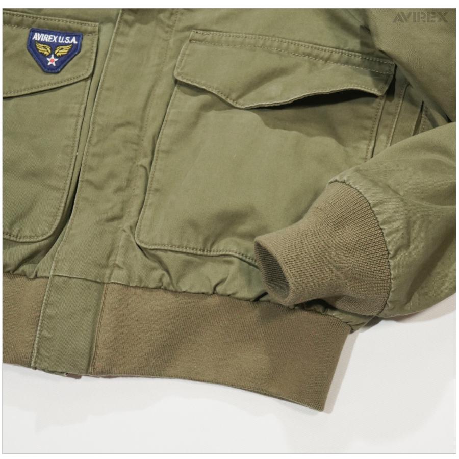 アビレックス AVIREX × PEANUTS 783-5252043 コットン A-2 ジャケットの画像