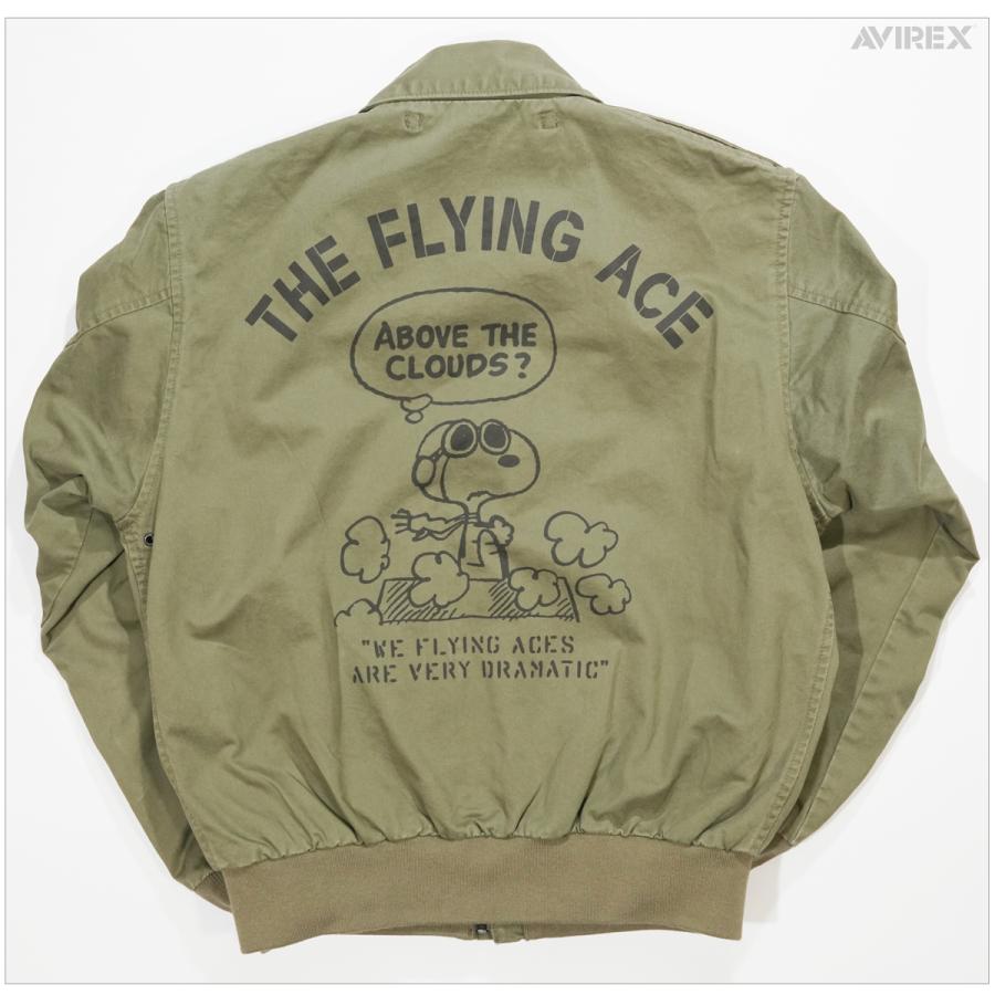アビレックス AVIREX × PEANUTS 783-5252043 コットン A-2 ジャケットの画像