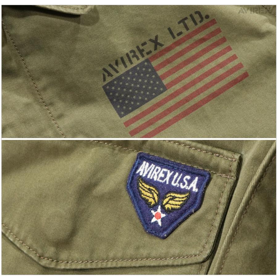 アビレックス AVIREX × PEANUTS 783-5252043 コットン A-2 ジャケットの画像