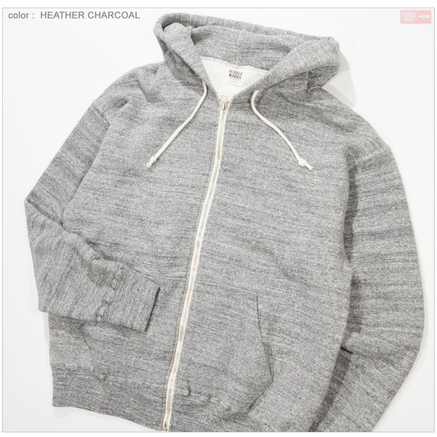 【希少】DUBBLE WORKS ダブルワークス 両面ロゴ グレー パーカー 楽天市場】ダブルワークス DUBBLE WORKS 長袖 無地 パーカー プル