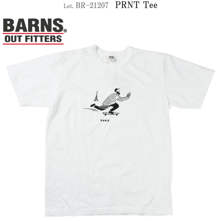 BARNS バーンズ BR-21207 "丸胴天竺プリントTシャツ" （BR-21207）｜flamingosapporo