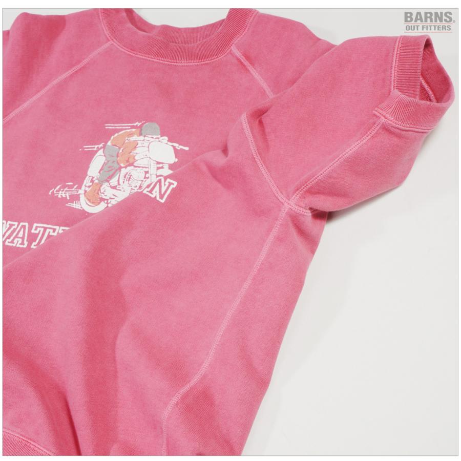 BARNS バーンズ 半袖スウェット M BARNS OUTFITTERS 半袖スウェット Tシャツ M 日本製 ラグラン
