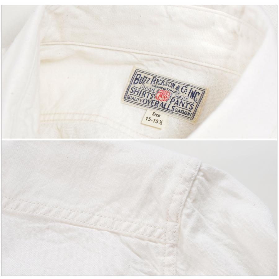 BUZZ RICKSON'S バズリクソンズ BR25996 WHITE CHAMBRAY WORK SHIRT