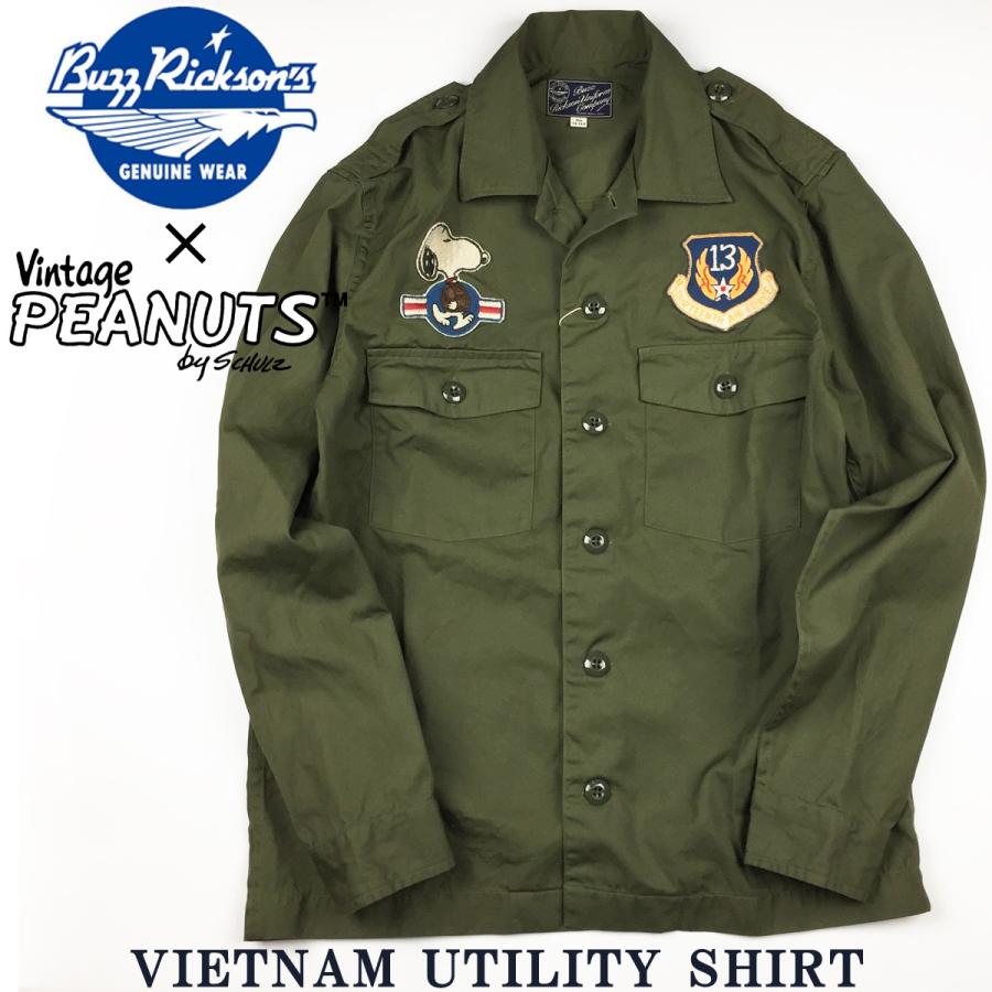 バズリクソンズ ピーナッツ Br274 長袖ベトナム ユーティリティー シャツ シヴィリアン モデル Buzz Rickson S Peanuts スヌーピー 東洋 送料無料 Br274 Flamingo Sapporo 通販 Yahoo ショッピング
