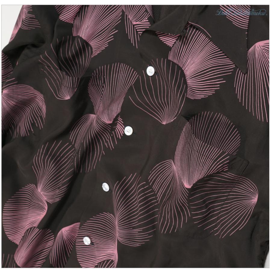 SUN SURF アロハシャツ 長袖 Lサイズ 開襟シャツ デュークカハナモク DUKE KAHANAMOKU DK29449 デューク・カハナモク SUN SURF 