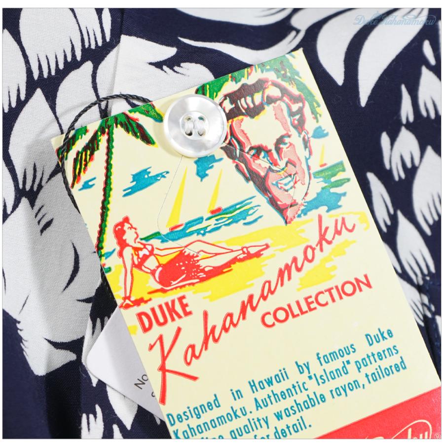 DUKE KAHANAMOKU デュークカハナモク アロハシャツMsize DUKE KAHANAMOKU デューク・カハナモク アロハシャツ デュークス