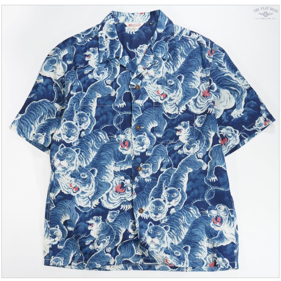 タグ付! THE FLAT HEAD ザ・フラットヘッド アロハシャツ アイボリー size:M（38） The Flat Head（フラッドヘッド） フラットヘッド THE FLAT HEAD FN