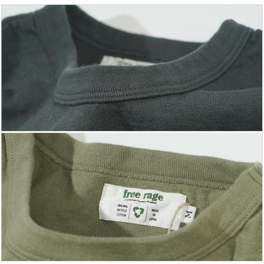 free rage フリーレイジ "Standard リサイクルコットン Tシャツ" (NEW ver,) FRCC001｜flamingosapporo｜16