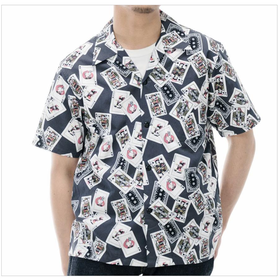 トランプデザイン ハワイアンシャツ 桃太郎ジーンズ MSS1010M31 MOMOTARO JEANS 日本製 アロハ 桃太郎ジーンズ（MOMOTARO JEANS） MSS1010M31 