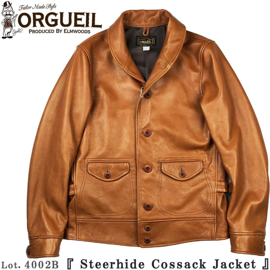 オルゲイユ Orgueil ステアハイド レザー コサック ジャケット Or 4002b Steerhide Cossack Jacket ステュディオ ダ ルチザン Or 4002b Flamingo Sapporo 通販 Yahoo ショッピング