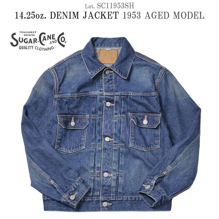 シュガーケーン Scsh 14 25oz デニムジャケット 1953 エイジングモデル 2nd Sugar Cane Scsh Scsh Flamingo Sapporo 通販 Yahoo ショッピング