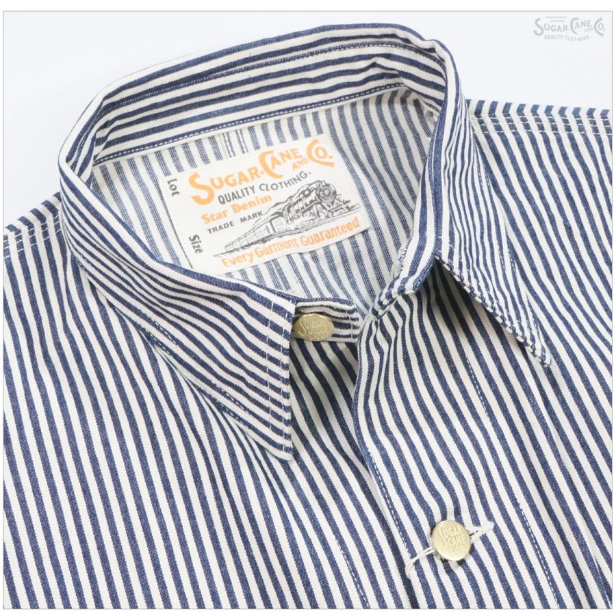 〈新品〉シュガーケーン ヒッコリー ストライプ ワーク コート SC15656 楽天市場】SUGAR CANE シュガーケーン 11oz. HICKORY STRIPE WORK COAT
