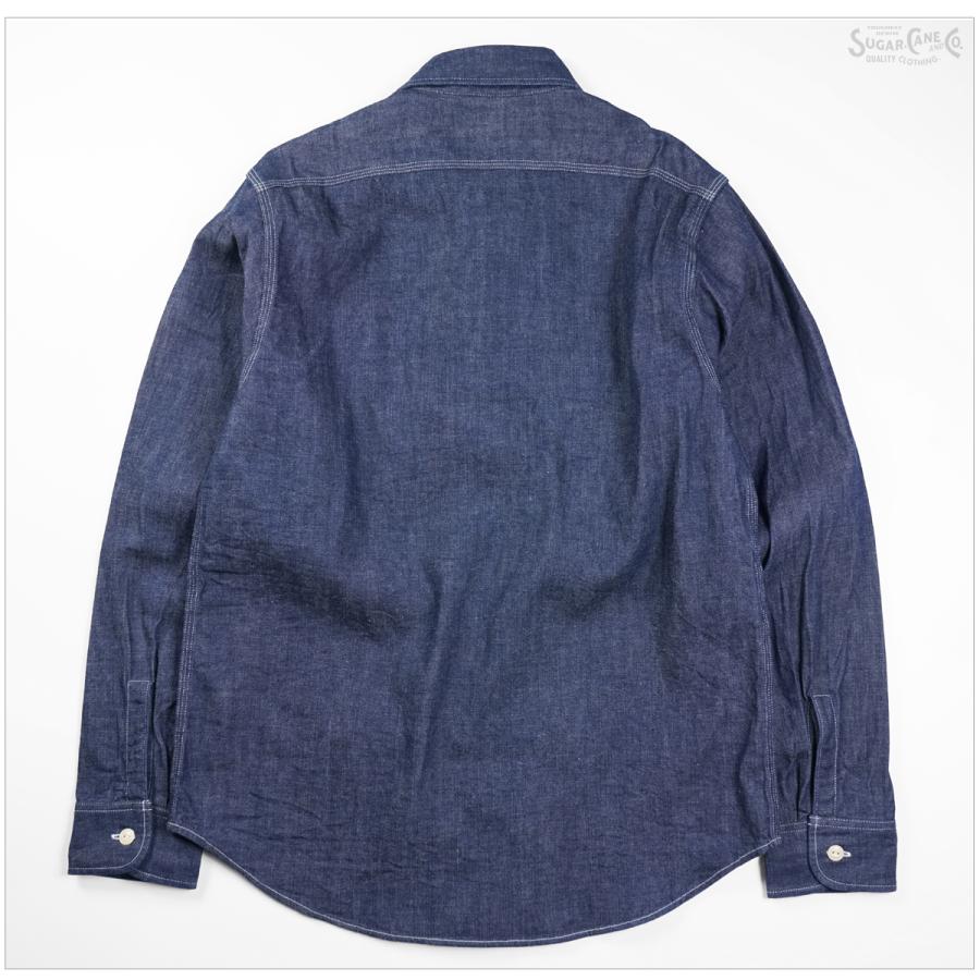 SUGAR CANE シュガーケーン SC27852 9oz ブルーデニム ワークシャツ