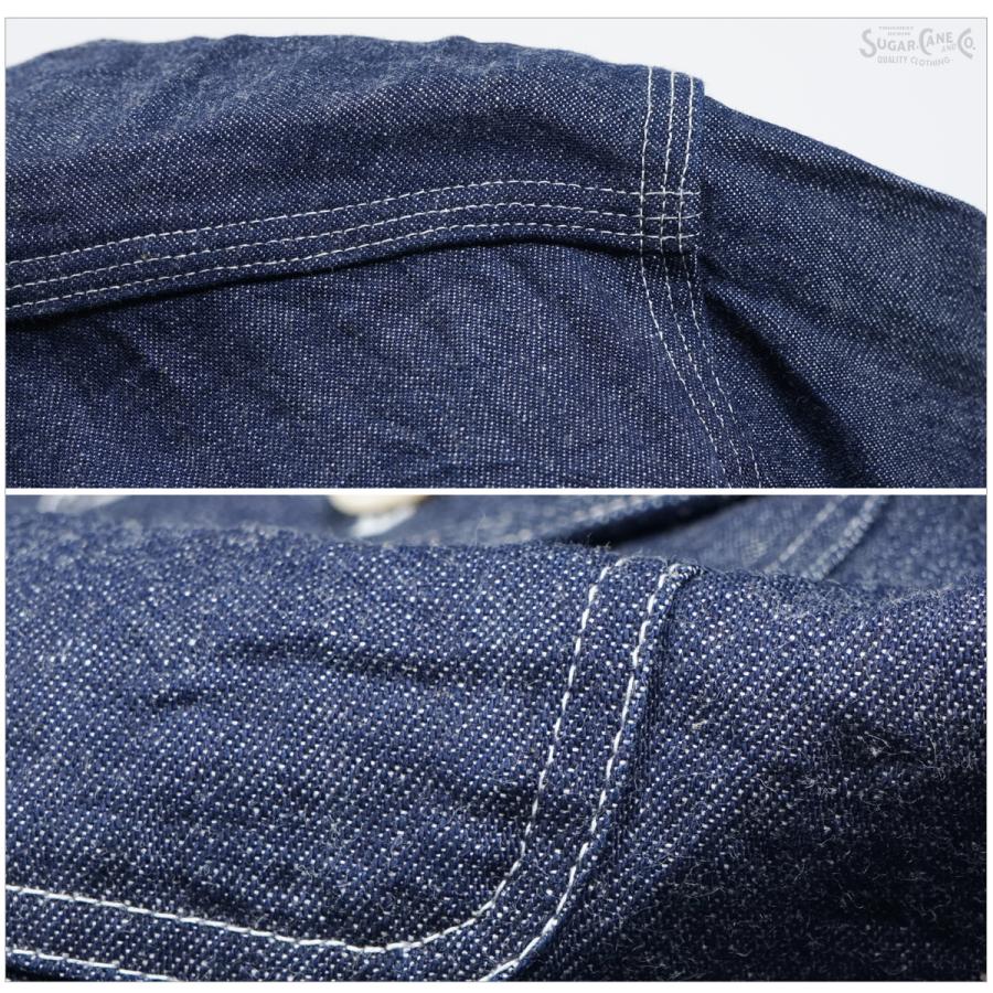 SUGAR CANE シュガーケーン SC27852 9oz ブルーデニム ワークシャツ