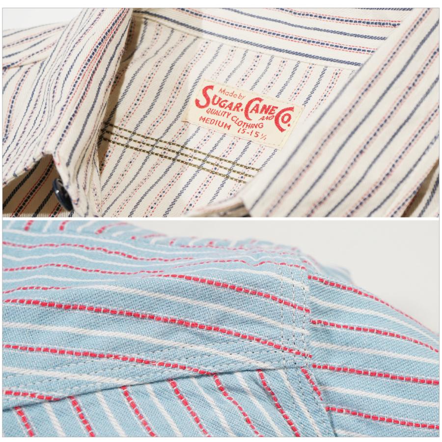 SUGAR CANE シュガーケーン SC29146 ドビーストライプ ワークシャツ