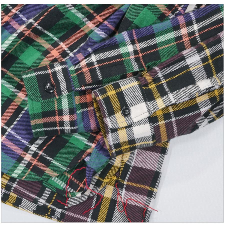 くー SUGAR CANE シュガーケーン SC29566 ツイルチェック ワークシャツ