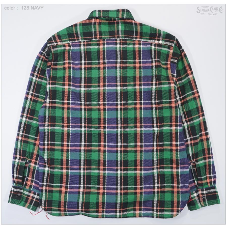くー SUGAR CANE シュガーケーン SC29566 ツイルチェック ワークシャツ