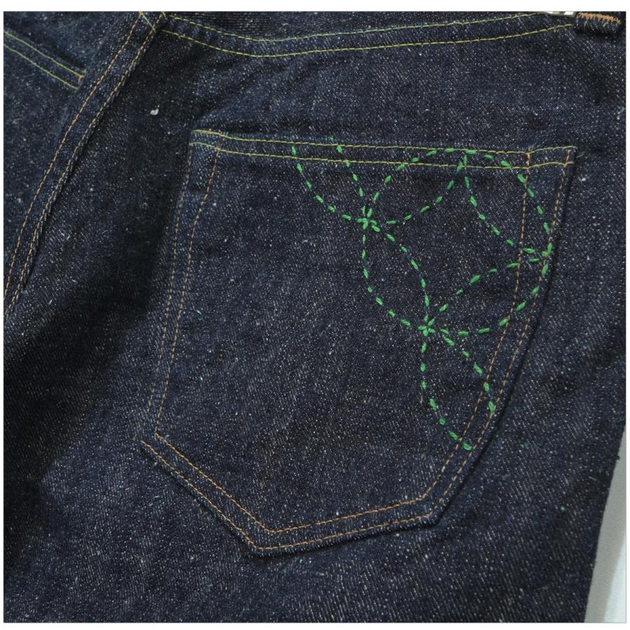 SUGAR CANE シュガーケーン SC40301 砂糖黍製 14oz. 琉球藍混左綾