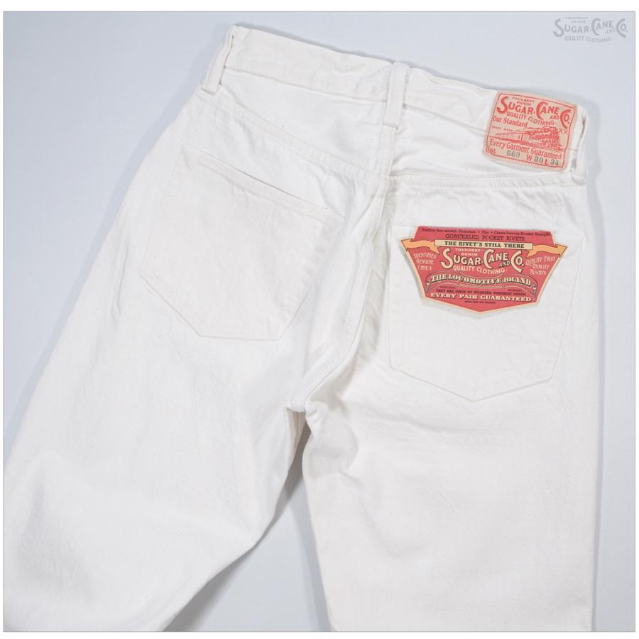 SUGAR CANE シュガーケーン SC42560 13oz. WHITE DENIM 1947 MODEL