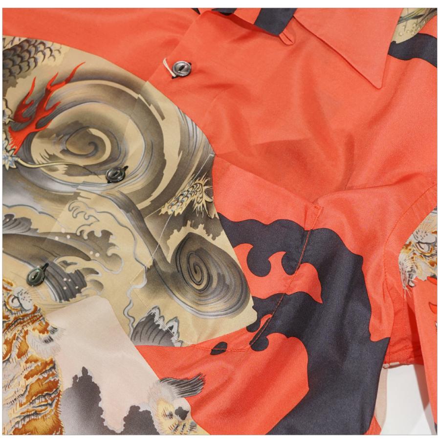 SUN SURF アロハシャツ 半袖 黒・赤・クリーム Lot No. SS39062 / SUN SURF SPECIAL EDITION “DRAGON & TIGER
