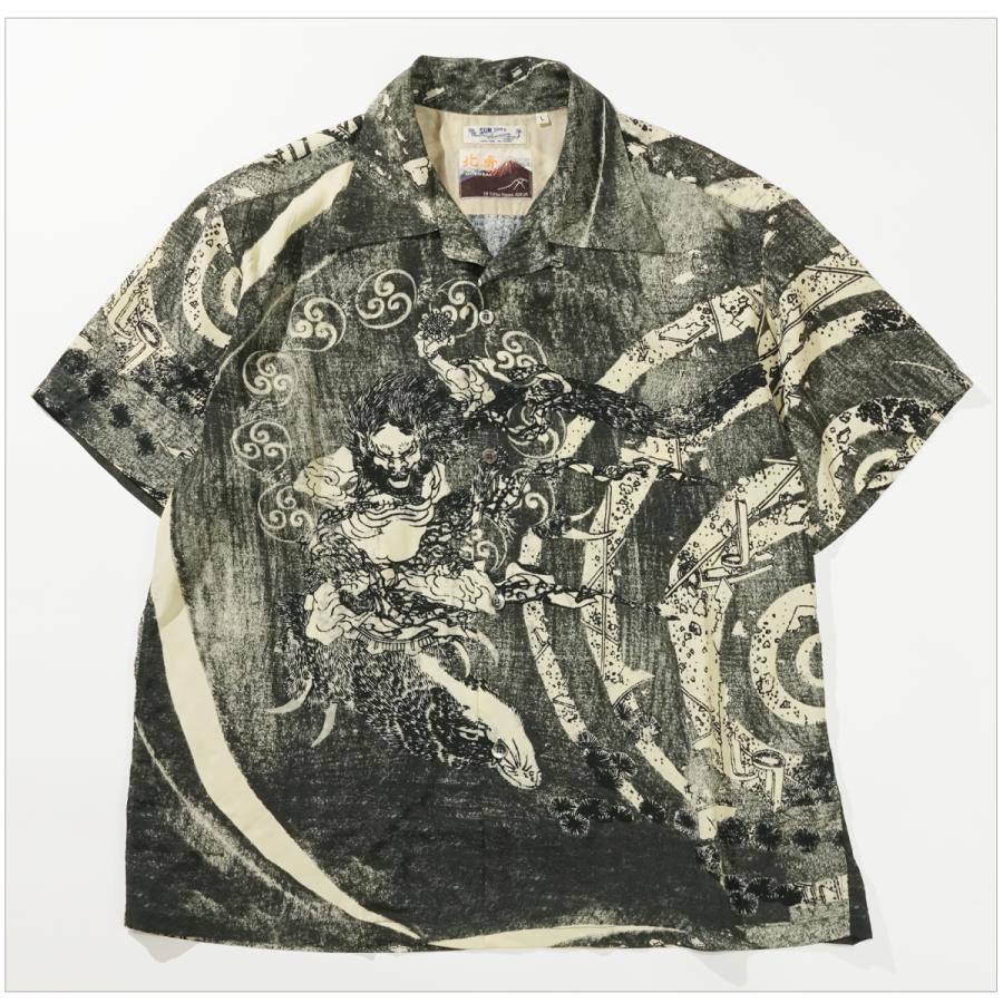 Sun様オーダー品 Lot No. SS39211 / RAYON HAWAIIAN SHIRT “GUARDIAN SPIRIT” - SUN
