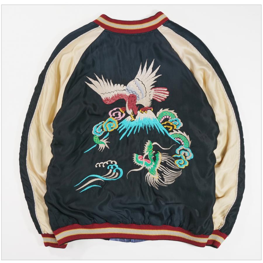 テーラー東洋 スカジャン エイジングモデル 　TIGER HEAD×DRAGON テーラー東洋スカジャン【Roaring Tiger×Dragon】サテンスカ