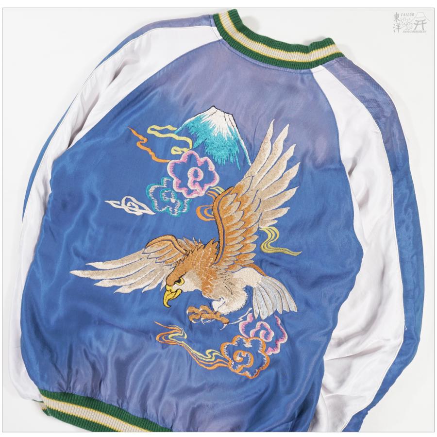 【最終価格】テーラー東洋 枝垂れ桜 鷲 スカジャン L テーラー東洋スカジャン Acetate Souvenir Jacket“EAGLE” × “D
