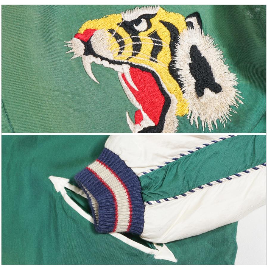 テーラー東洋 エイジングモデル スカジャン 鷲×虎顔/Lサイズ TAILOR TOYO テーラー東洋 スカジャン EAGLE×BLUE TIGER 鷲 青虎