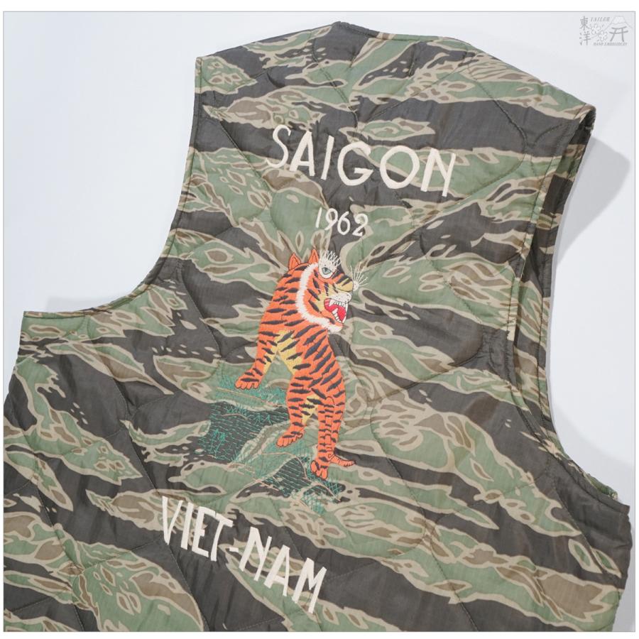 TAILOR TOYO テーラー東洋 TT15718 スーベニアベスト VIET-NAM TIGER