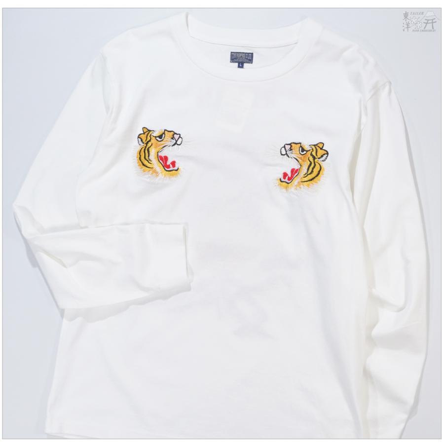 TAILOR TOYO テーラー東洋 TT69471 長袖スカTシャツ TIGER : FLAMINGO