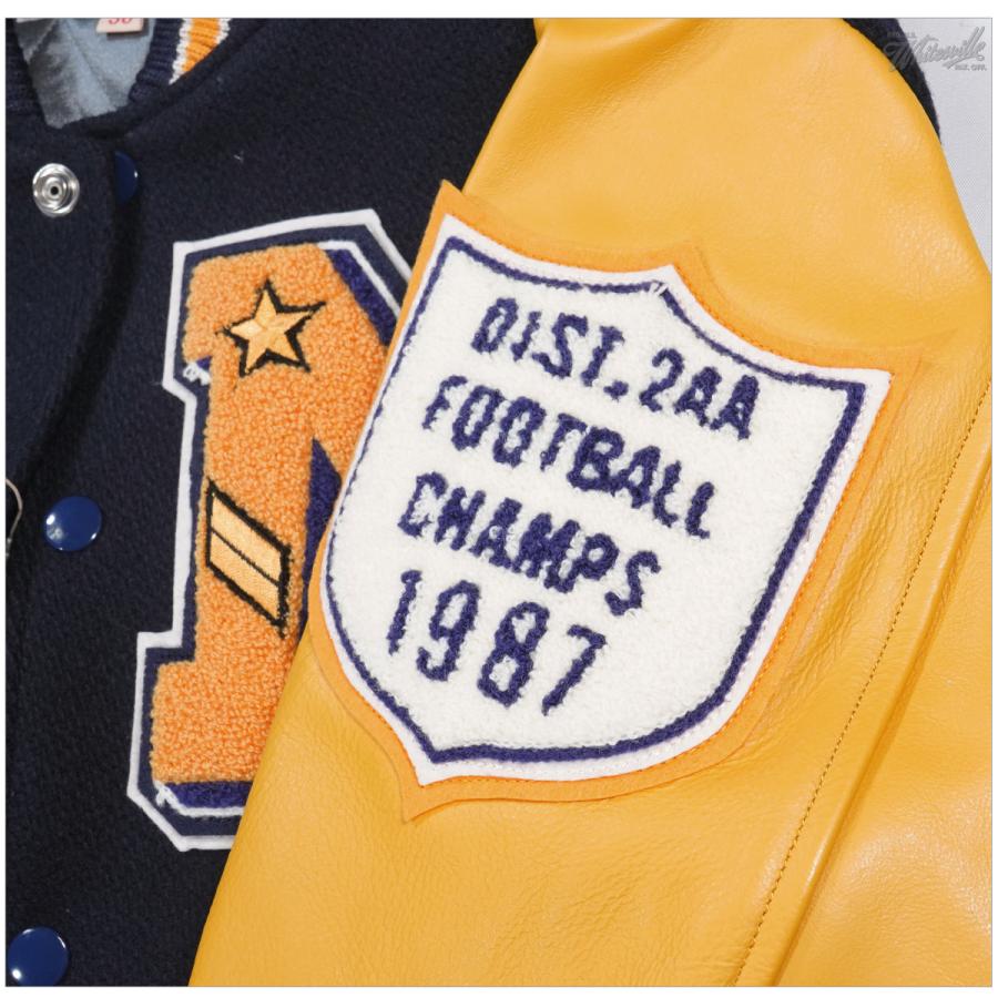 タイトリスト✖︎メルセデスコラボ　2024年秋冬数量限定　中綿ジャケット ネイビー WHITESVILLE ホワイツビル Whitesville WV14214 30oz ウールメルトン