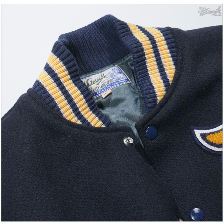 WV15167 ホワイツビル Whitesville "30oz ウールメルトン アワードジャケット CLASSIC (NAVY)" WV15167の画像