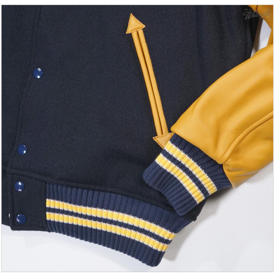 WV15167 ホワイツビル Whitesville "30oz ウールメルトン アワードジャケット CLASSIC (NAVY)" WV15167の画像