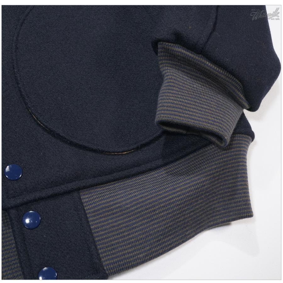 Whitesville ホワイツビル WV15170 30oz ウールメルトン アワードジャケット HERITAGE (NAVY) スタジャンの画像