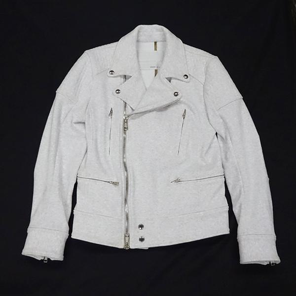 LUXE163×AKM スウェット ライダースジャケット グレー メンズ 【中古】 | AKM