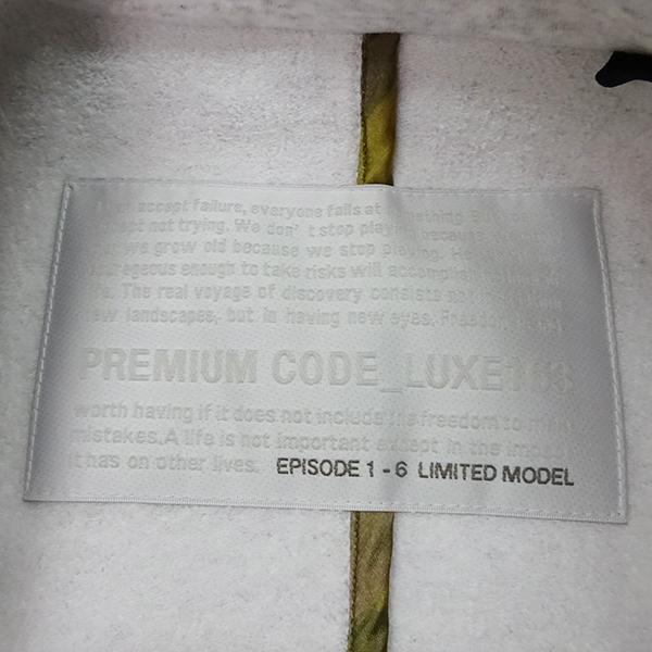 LUXE163×AKM スウェット ライダースジャケット グレー メンズ 【中古】 | AKM | 05