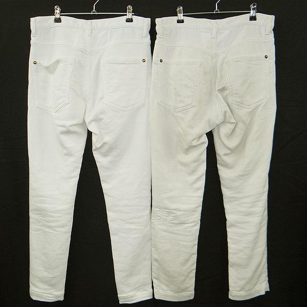 1 piu 1 uguale 3 ホワイトパンツ 1 piu uguale 3 1piu1uguale3 ウノピゥウノウグァーレトレ