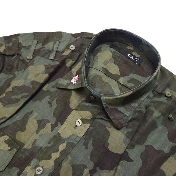 Koon クーン 迷彩柄 長袖シャツ サイズM イタリア製 メンズ ファッション 【未使用品】 |  | 02