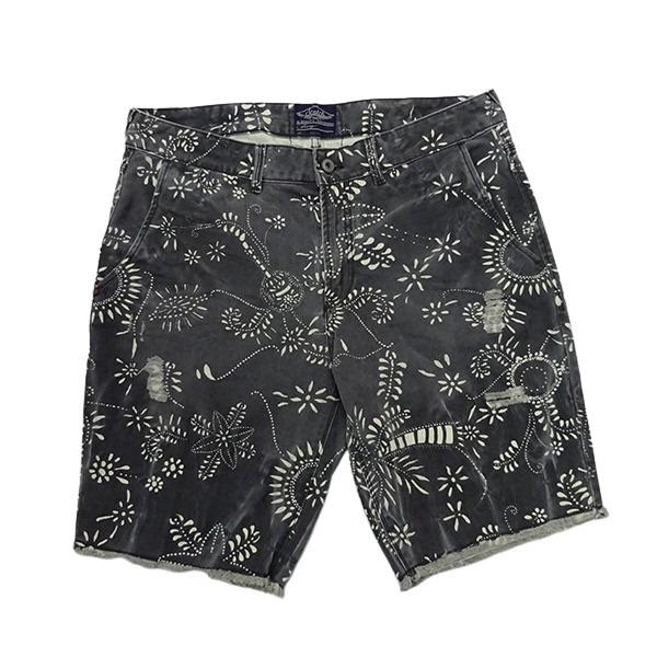 SCOTCH & SODA スコッチアンドソーダ ダメージ加工 ハーフパンツ W32 ブラック 【美品中古】 | 