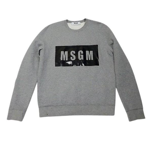 MSGM エムエスジーエム ボックスロゴ スウェット トレーナー サイズXS メンズ ファッション 【中古】 | 