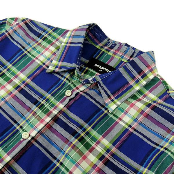 DSQUARED ディースクエアード ネルシャツ チェック柄 サイズ44 S74DL0854 メンズファッション【美品中古】 |  | 02